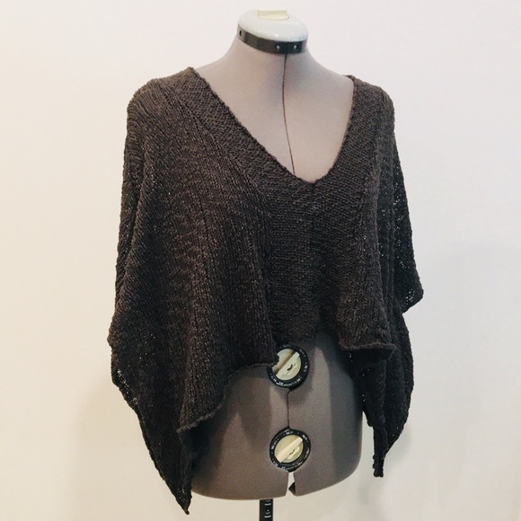Free People Sweaters - ✨ Free People Dark Olive Green Poncho ✨